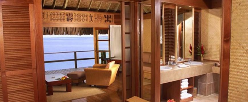 wood panelling interior for beach cabana