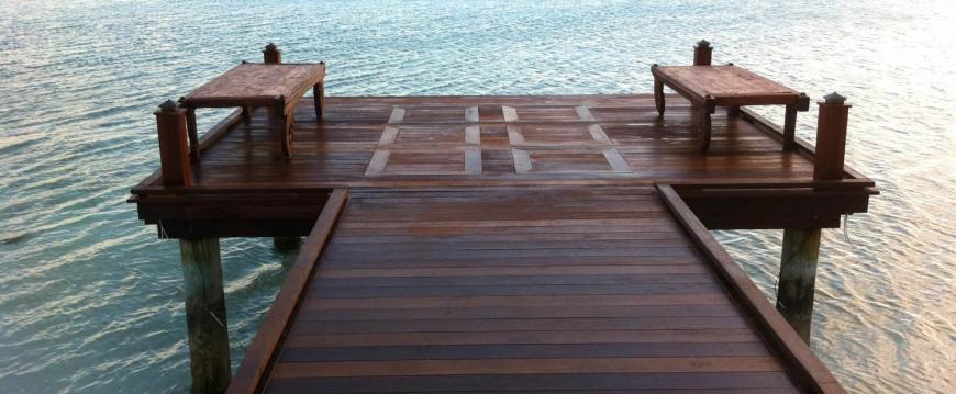 Ipe decking for dock
