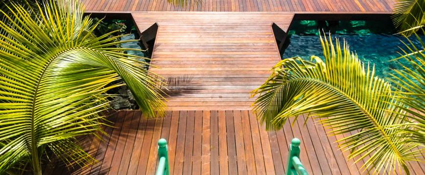 Island Dock Ipe Wood Decking