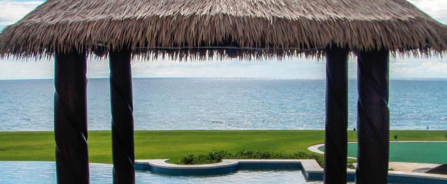 Pool Tiki / Palapa Bar - Synthetic Thatch - Private Residence, Florida