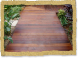 ipe decking walkway