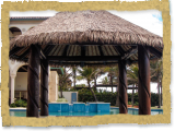 Pool Tiki / Palapa Bar | Synthetic Thatch | Private Residence, Florida
