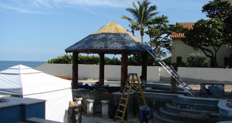 Tiki Pool Bar Stage 27