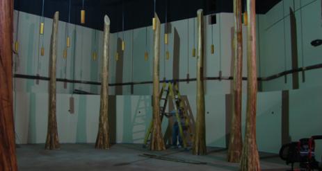 Restaurant Trellis Installation Stage 2
