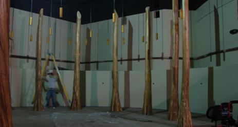 Restaurant Trellis Installation Stage 3