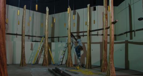Restaurant Trellis Installation Stage 5