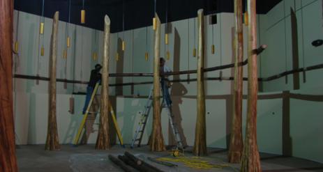Restaurant Trellis Installation Stage 6
