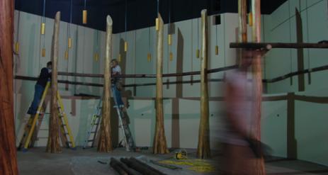 Restaurant Trellis Installation Stage 7
