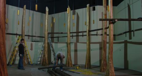 Restaurant Trellis Installation Stage 8
