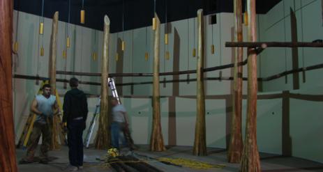 Restaurant Trellis Installation Stage 9