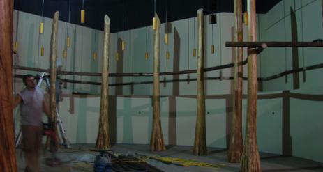Restaurant Trellis Installation Stage 11
