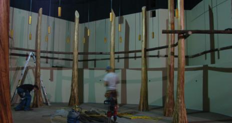 Restaurant Trellis Installation Stage 13