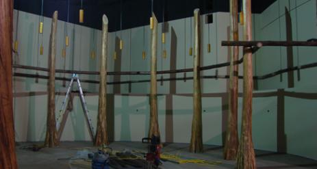 Restaurant Trellis Installation Stage 14