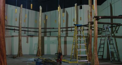 Restaurant Trellis Installation Stage 16