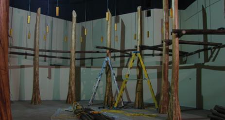 Restaurant Trellis Installation Stage 17
