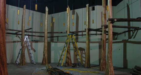 Restaurant Trellis Installation Stage 18