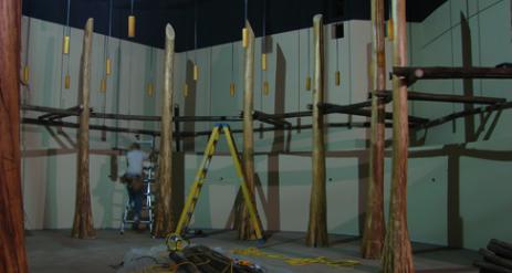 Restaurant Trellis Installation Stage 21