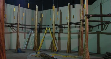 Restaurant Trellis Installation Stage 22