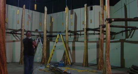 Restaurant Trellis Installation Stage 26
