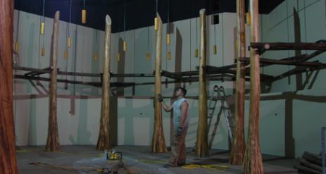 Restaurant Trellis Installation Stage 31