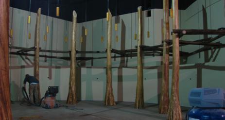 Restaurant Trellis Installation Stage 36