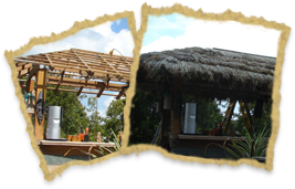 Tiki Hut Re-Thatch Timelapse